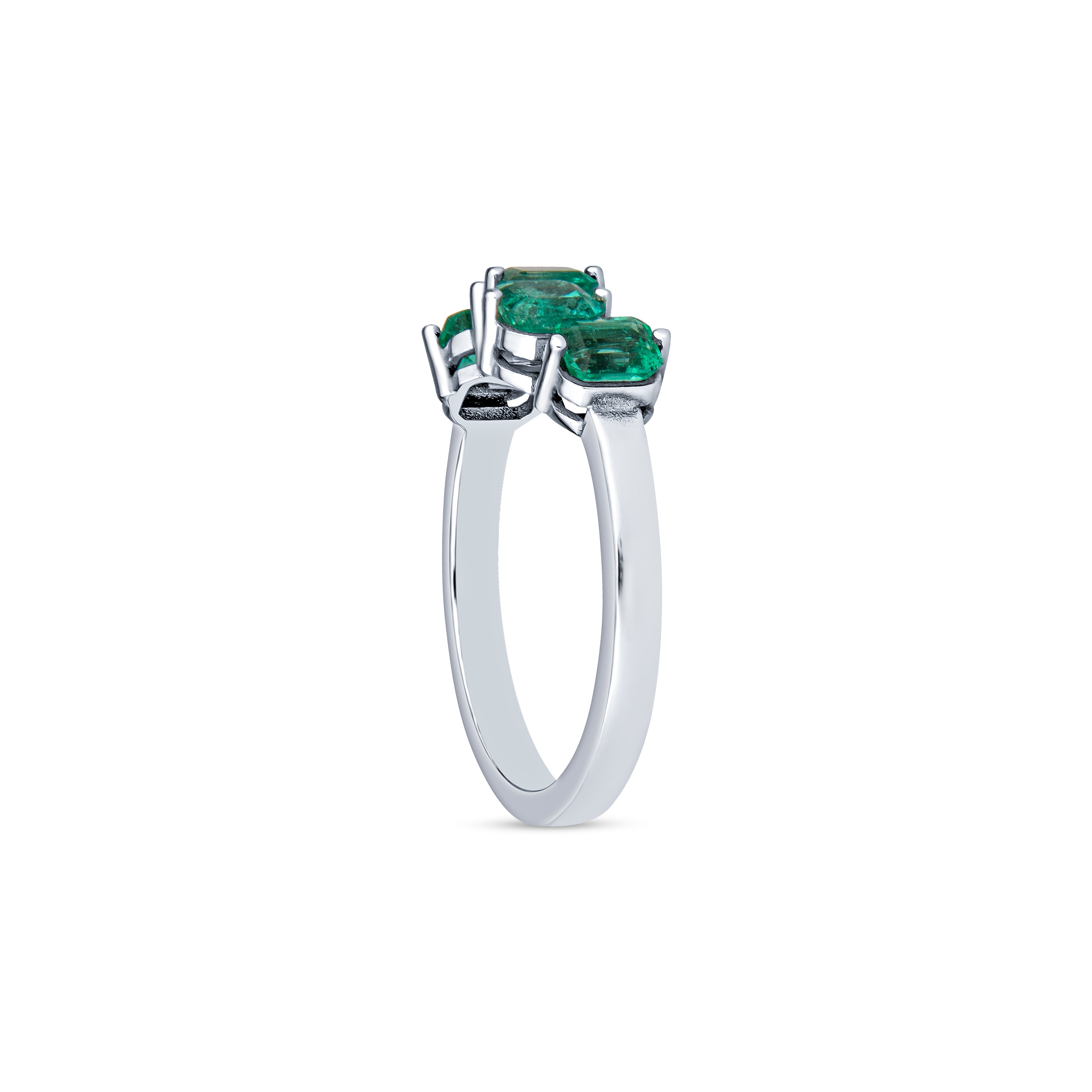 Five Stone Emerald Ring